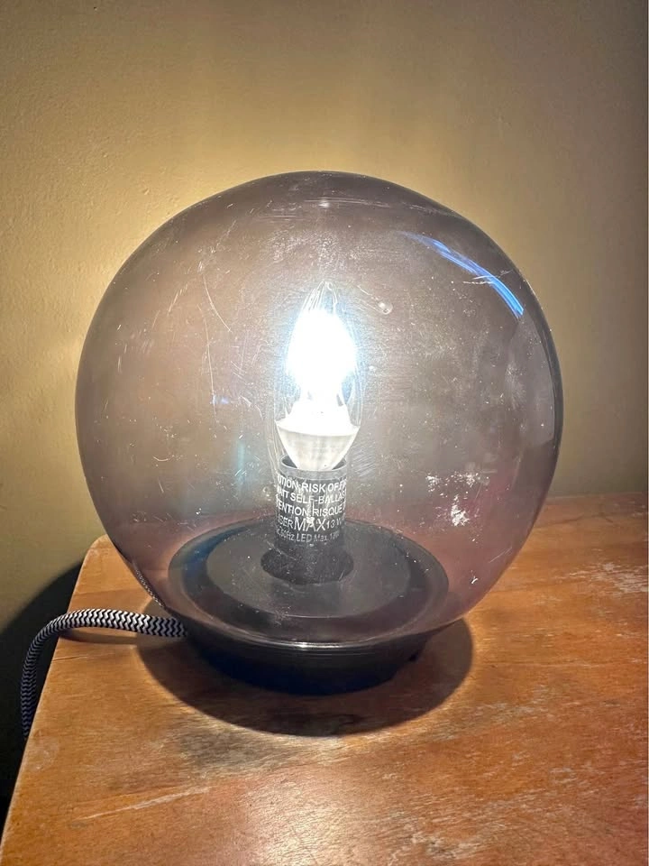 IKEA Glass Orb Lamp