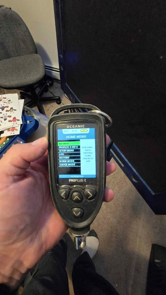 Oceanic pro plus x computer
