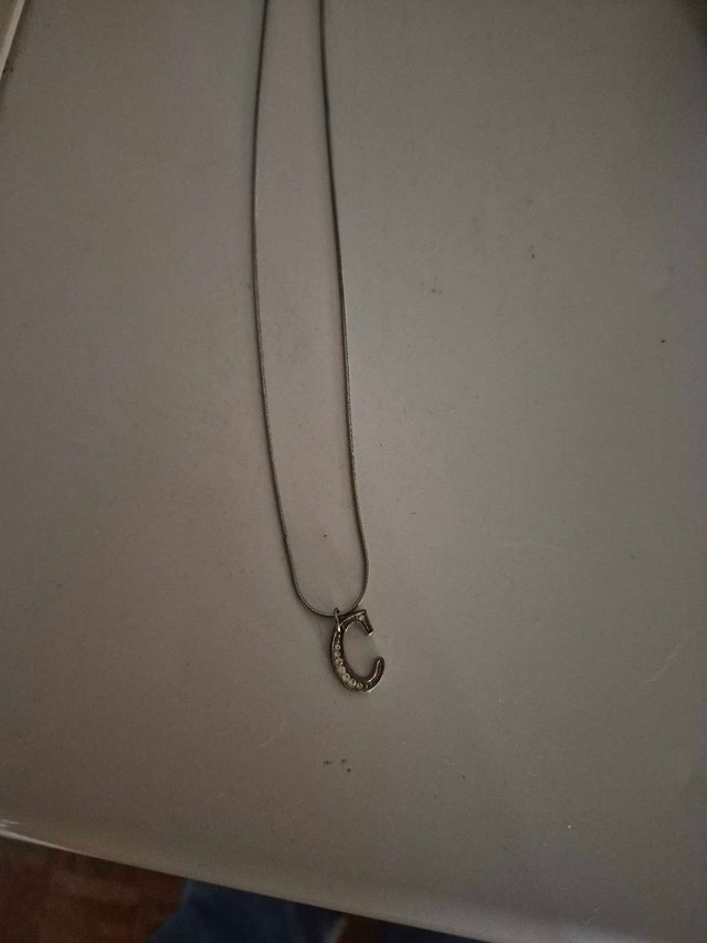 C Initial Necklace