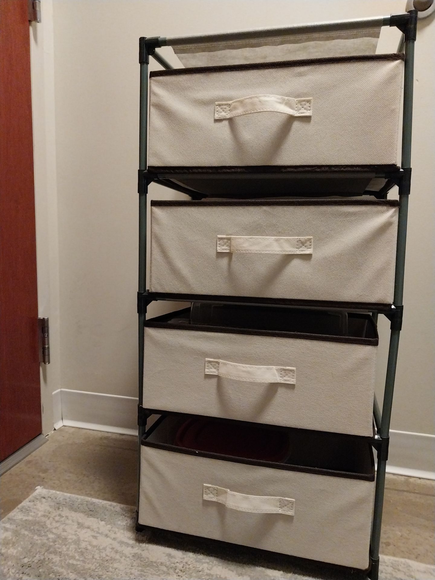 4-Drawer Fabric Storage Organizer – Great Condition - photo 2