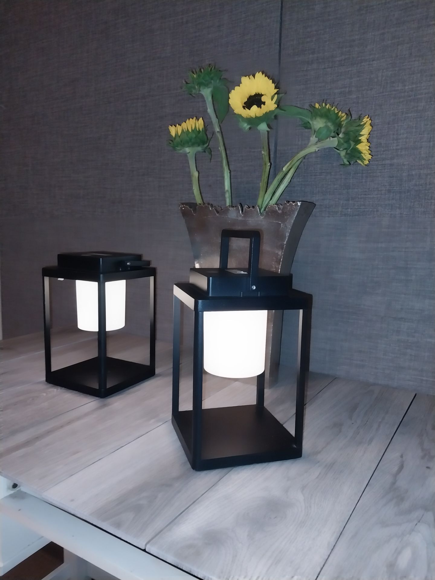 BRIMMEL Rechargeable LED Lanterns (Set of 2) – Like New - photo 3