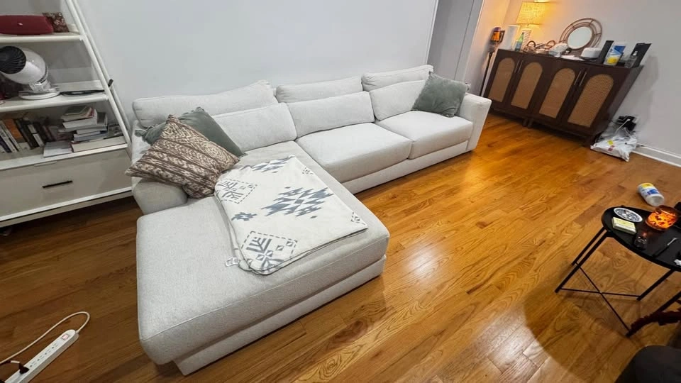 Crate & Barrel Sectional Sofa - photo 2