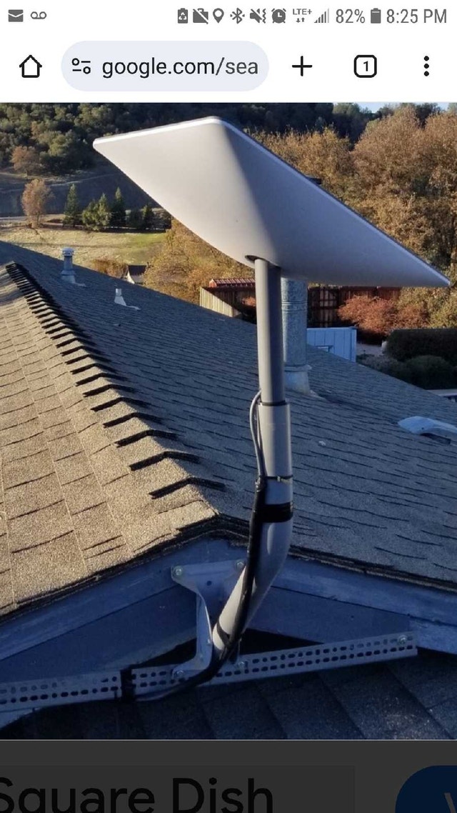 Starlink Satellite Dish Roof Mount - photo 2