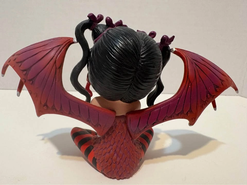 Jasmine Becket-Griffith "Ruby" Fairy Dragonling Figurine COA - photo 2