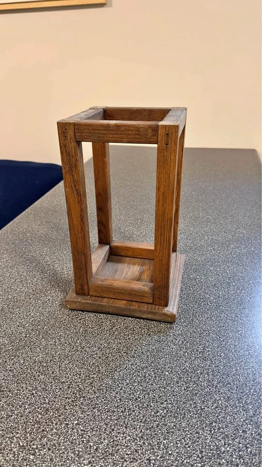 Wooden Lantern Flameless Candle Holder