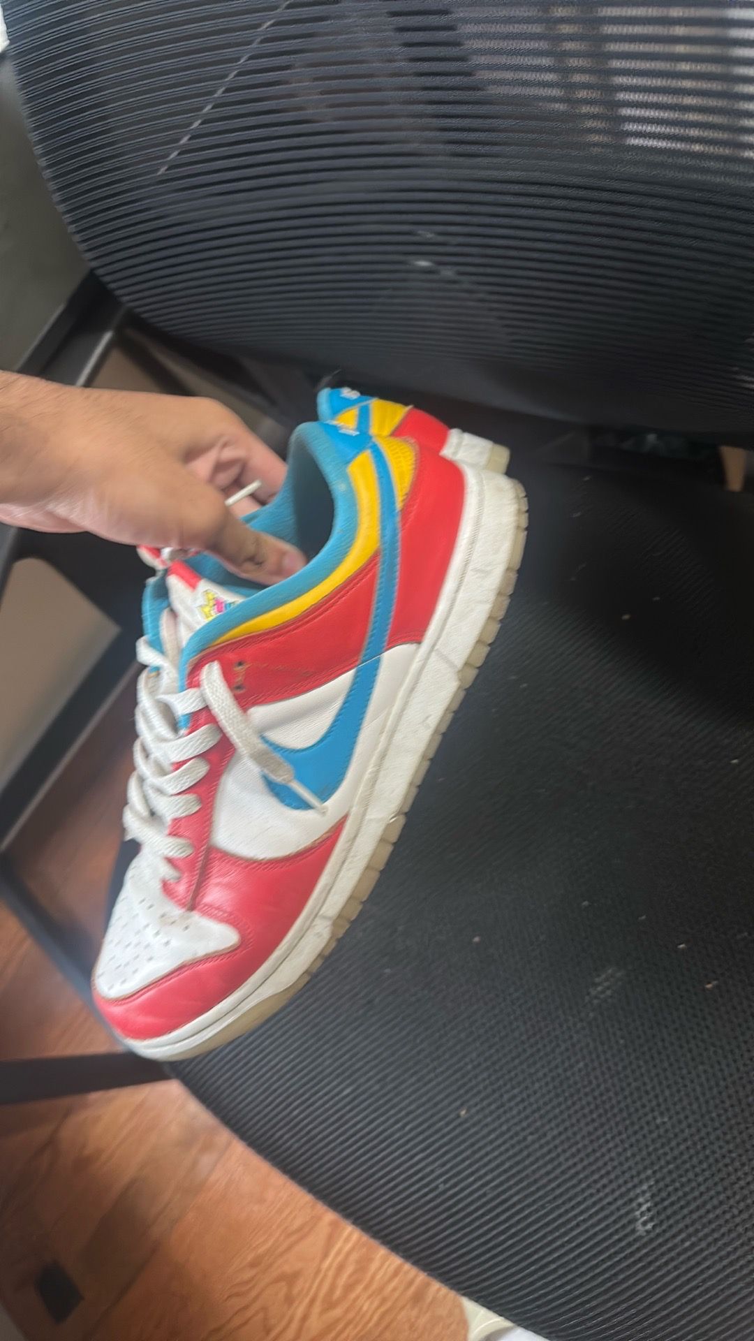 LeBron James fruity pebble dunks - photo 3