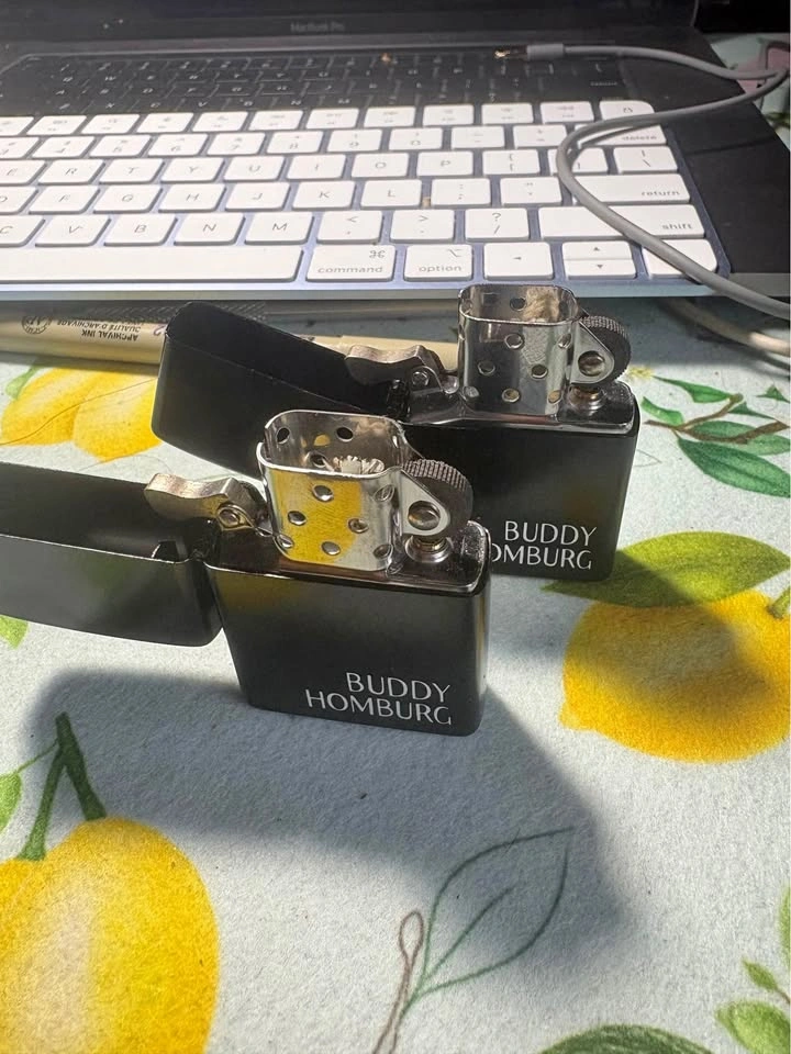 Buddy Homburg refillable zippo lighter