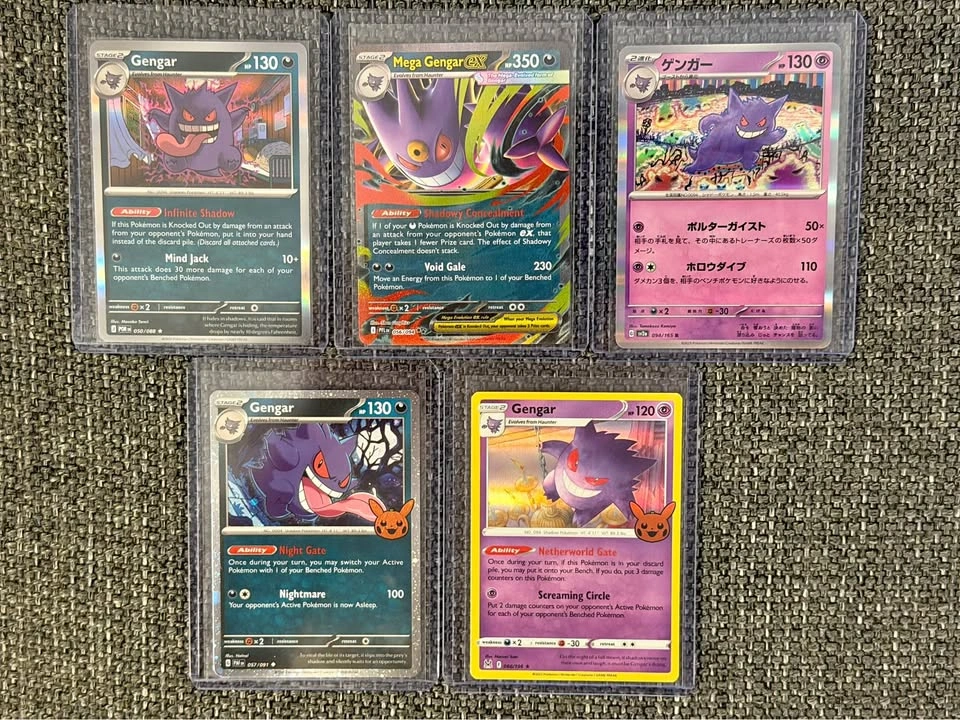 Pokemon Gengar Holo Collection