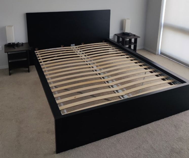 IKEA Malm Bed Frame Queen Brown