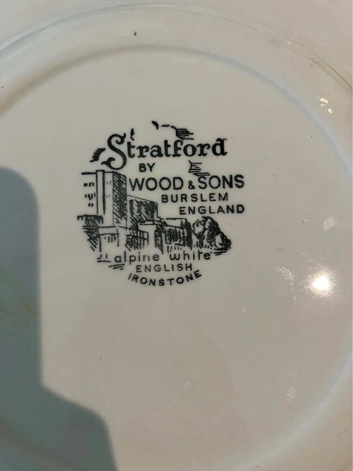 Set of 2 Vintage England Woods And Sons 9.5” Collectible Plates - photo 3