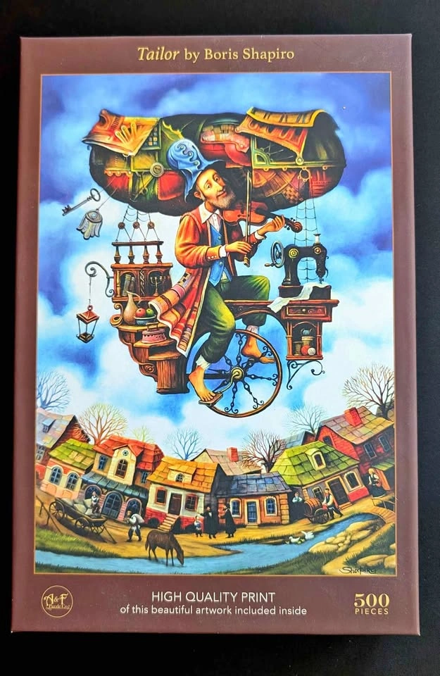 Art & Fable Boris Shapiro 'Tailor' 500 Piece Jigsaw Puzzle