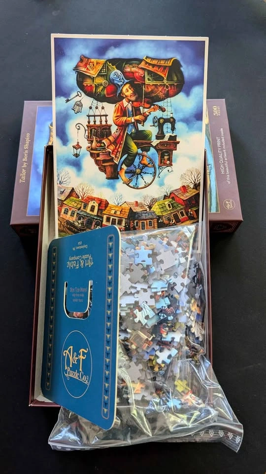 Art & Fable Boris Shapiro 'Tailor' 500 Piece Jigsaw Puzzle - photo 2