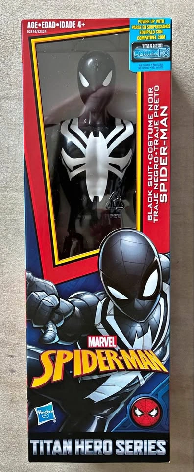 Marvel Spider-Man Titan Hero Series Black Suit action figure