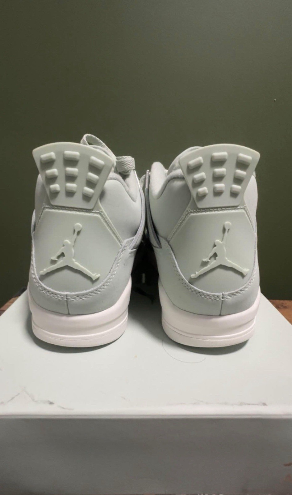 Jordan 4 Retro Sea Foam/ Sail Metallic silver Women’s - photo 3