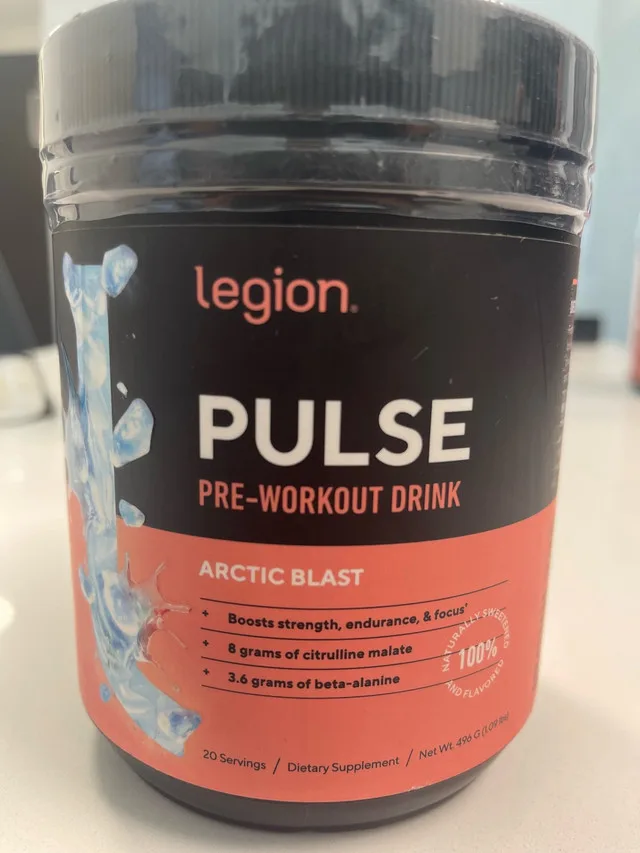 LEGION Pulse Pre Workout - All Natural Nitric Oxide 496g thumbnail