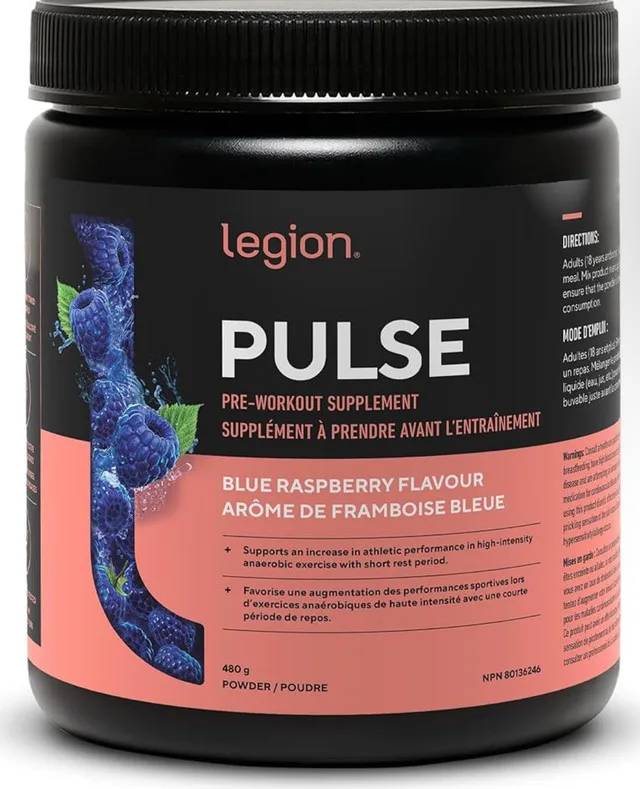 LEGION Pulse Pre Workout - All Natural Nitric Oxide 496g image indicator(2)