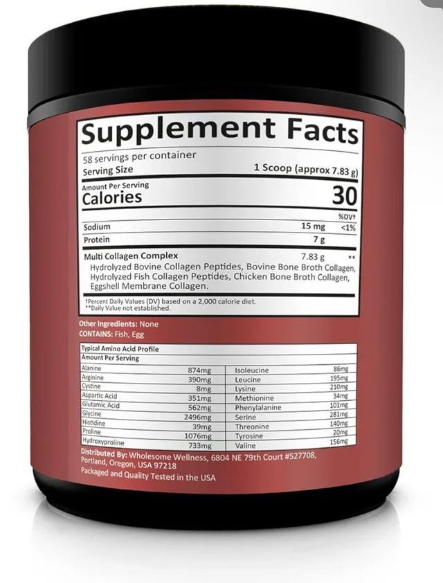 Wholesome Wellness Collagen Protein Powder image indicator(3)