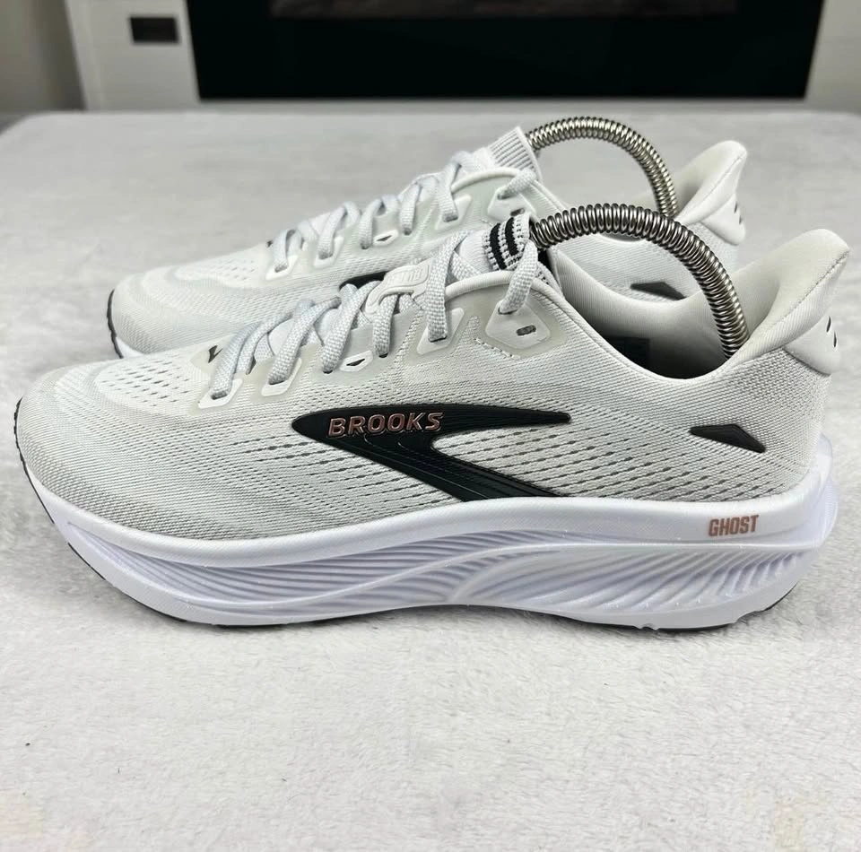 Brooks Ghost 18 Running Shoes White Sneakers size 10 - photo 3
