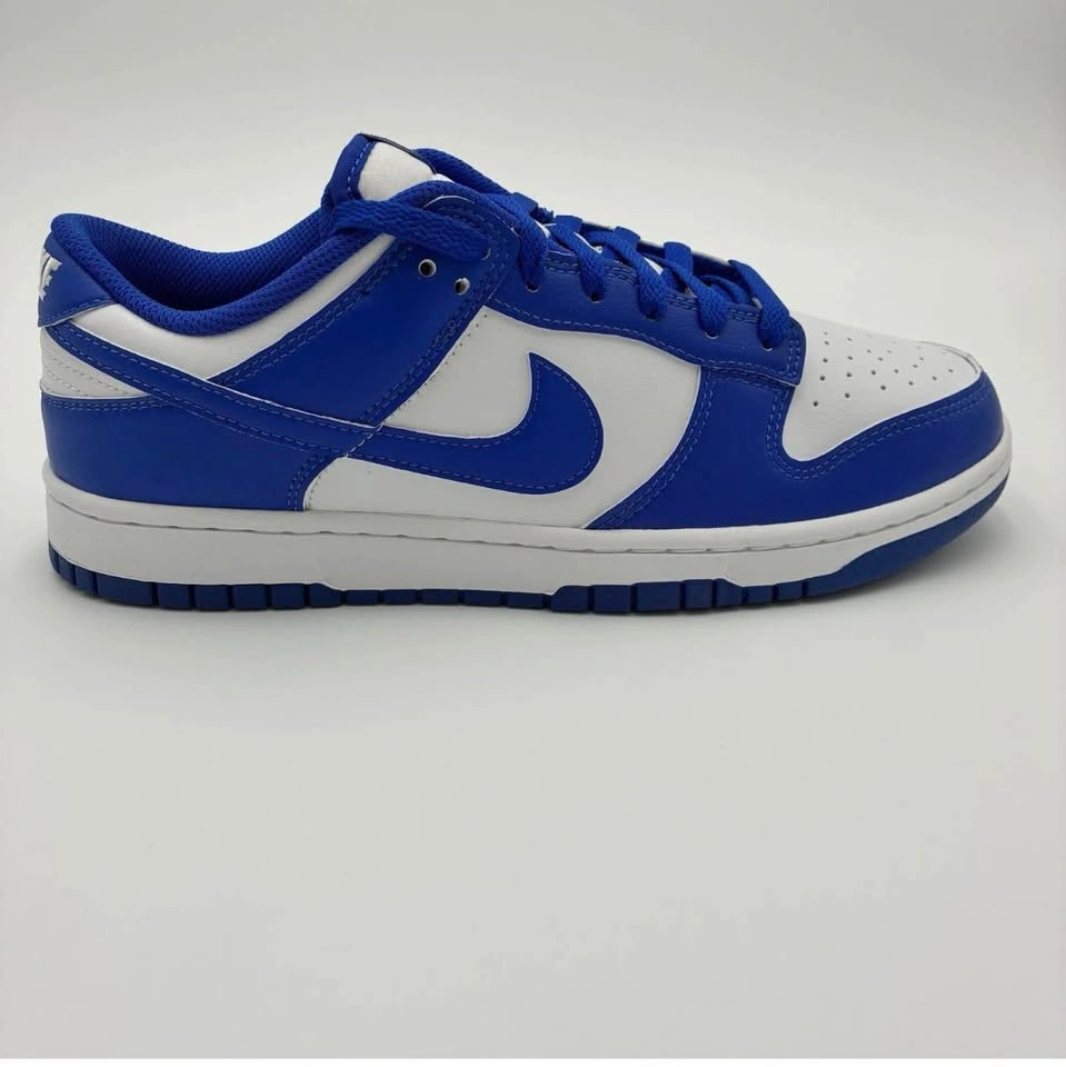 Men’s Nike Dunk Low Retro Size 12 White/Hyper Royal - photo 4