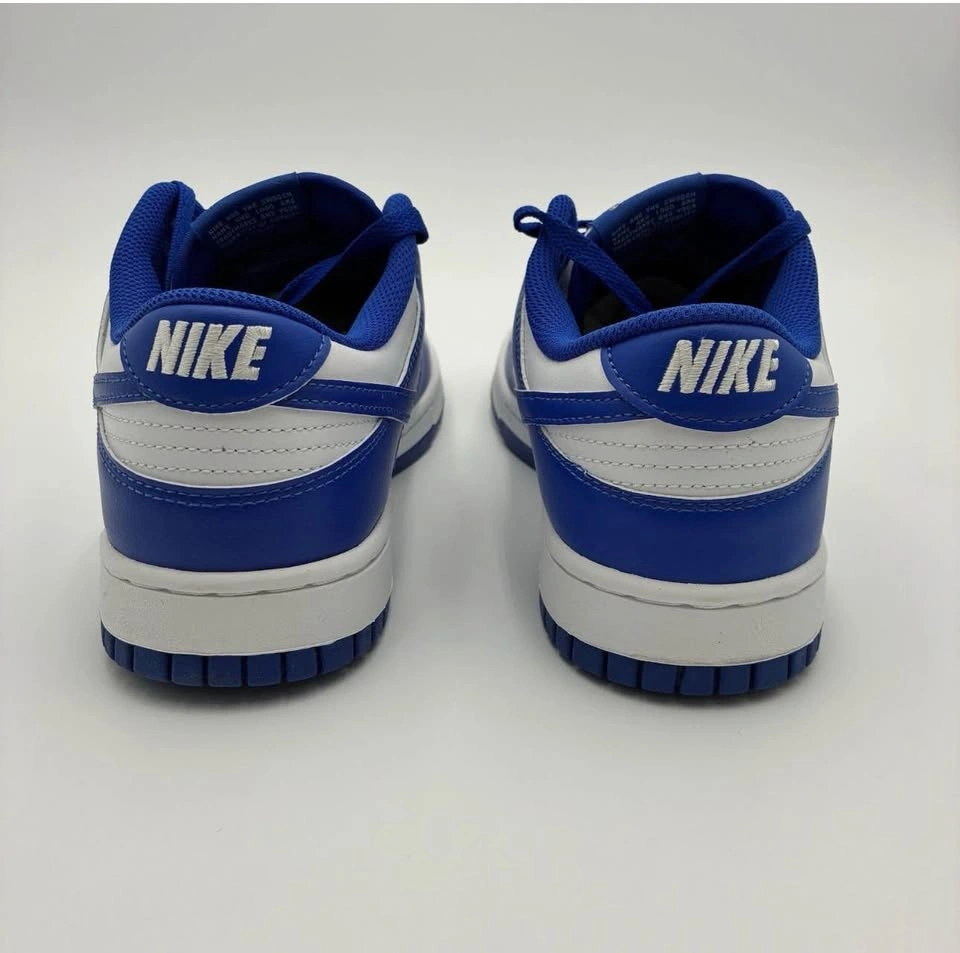 Men’s Nike Dunk Low Retro Size 12 White/Hyper Royal - photo 5