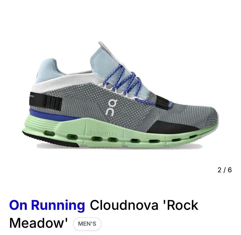 Oncloud (Cloud Nova) Size 9 Mens Rock / Meadow