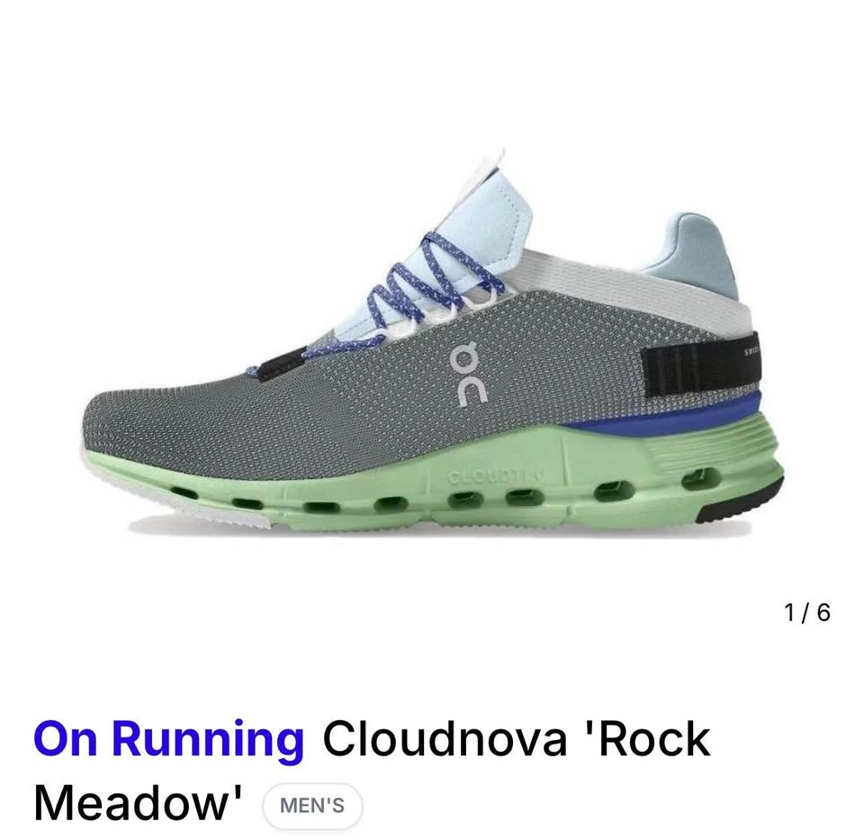 Oncloud (Cloud Nova) Size 9 Mens Rock / Meadow - photo 2