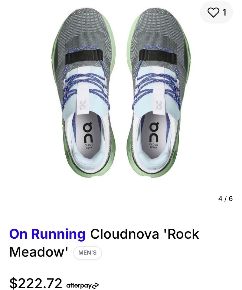 Oncloud (Cloud Nova) Size 9 Mens Rock / Meadow - photo 3