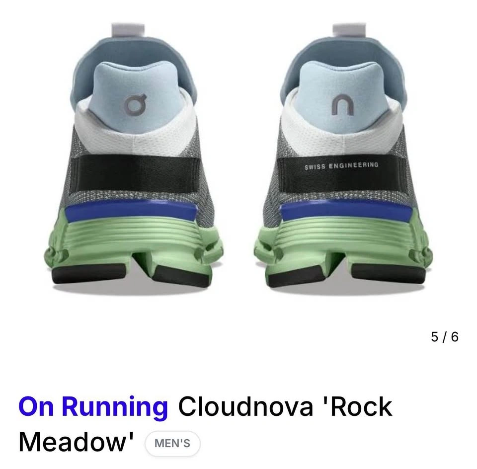Oncloud (Cloud Nova) Size 9 Mens Rock / Meadow - photo 4