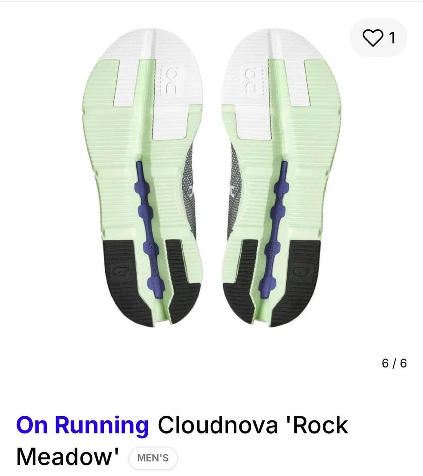 Oncloud (Cloud Nova) Size 9 Mens Rock / Meadow - photo 5
