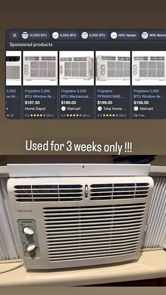 Frigidaire 5,000 BTU Mechanical Window Air Conditioner