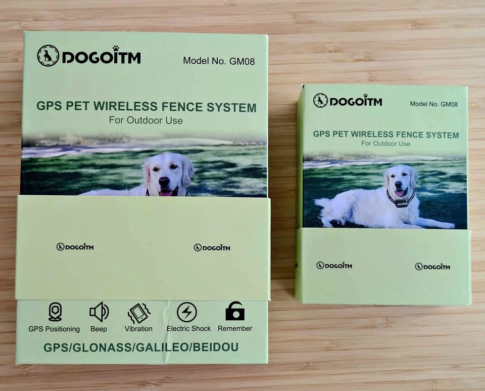 DOGOITM GPS Pet Wireless Fence System (Model GM08) – 2 Units