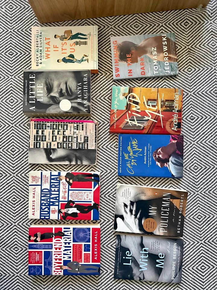 Pride Book Pack: Call Me By Your Name, A Little Life, etc.