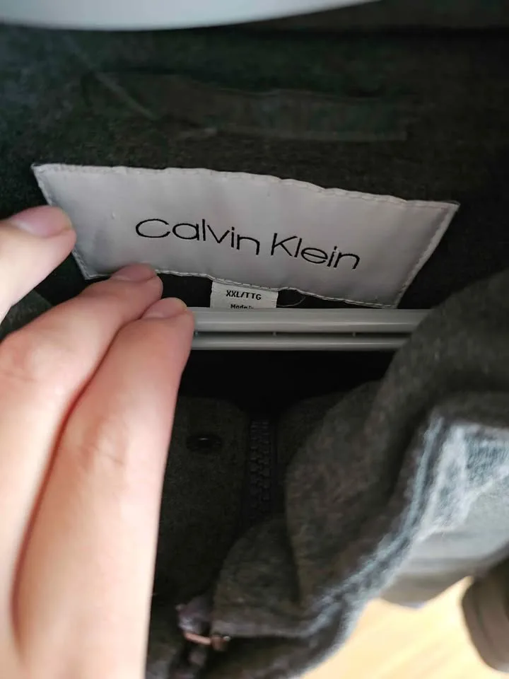 Calvin Klein Mens Wool Blend Coat Size XXL image indicator(3)