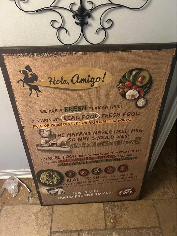 Mucho Burrito Canvas Wall Art Signs - photo 2