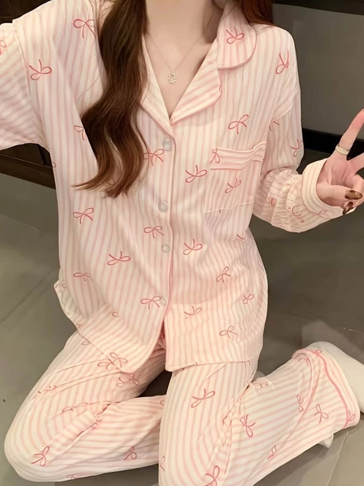 Hello Kitty Canvas Tote Bag and Pink Striped Pajama Set - photo 3