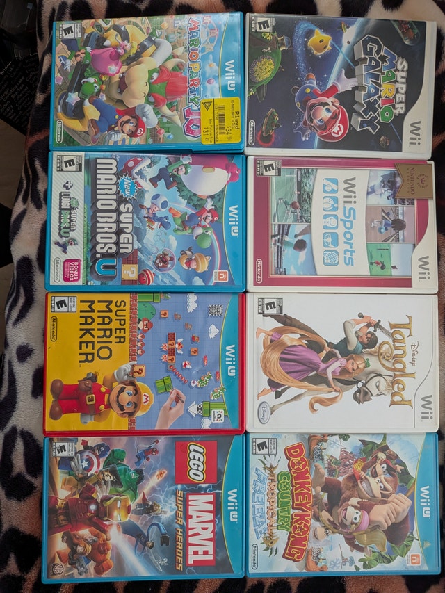 Nintendo Wii U Video Game Lot