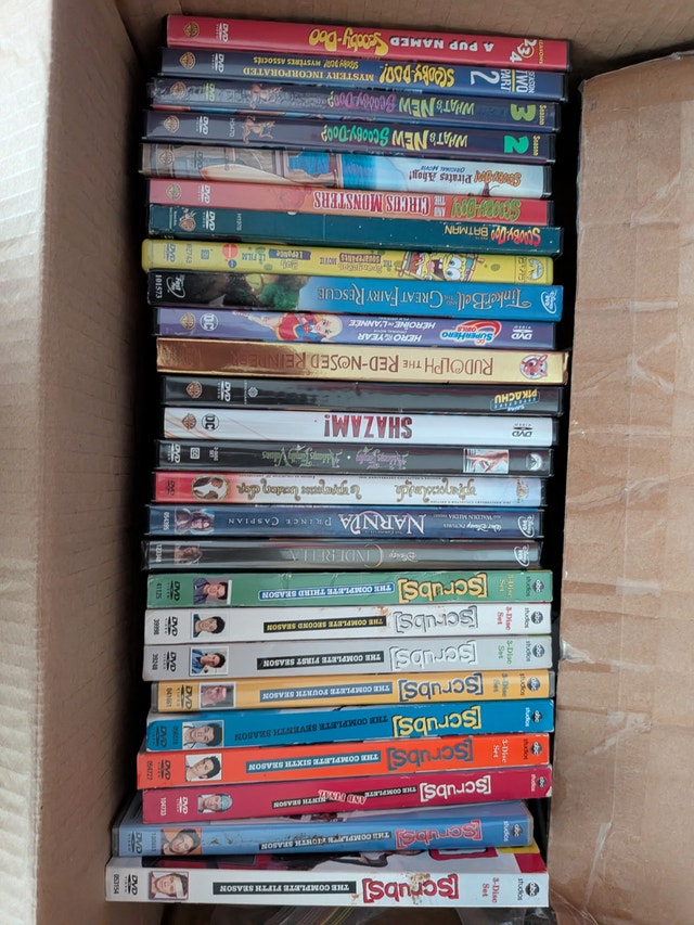 Collection of DVD Movies and TV Series