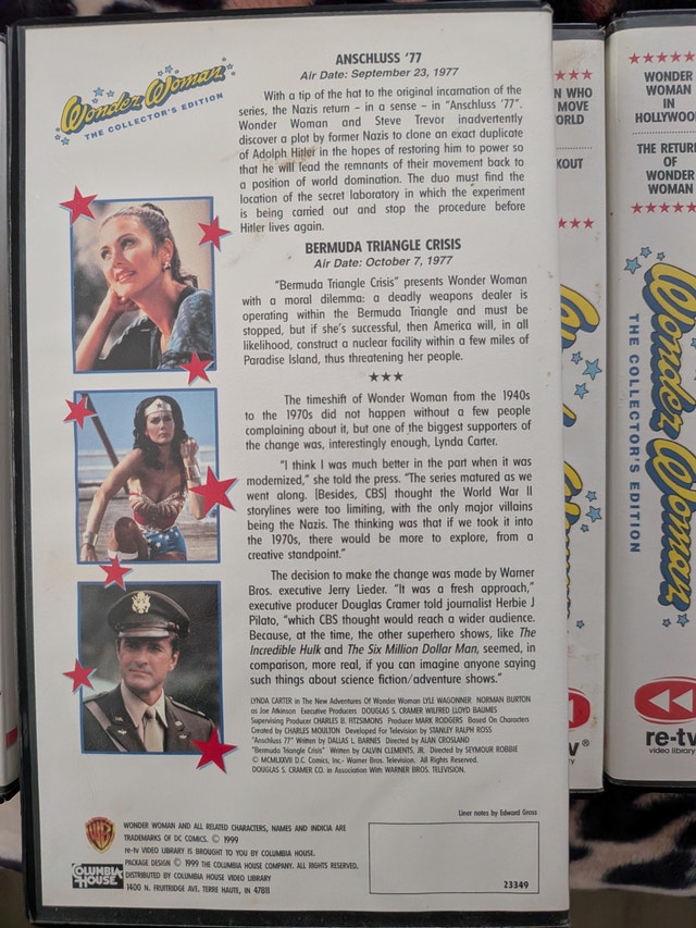 Wonder Woman The Collector's Edition VHS Tapes - photo 3