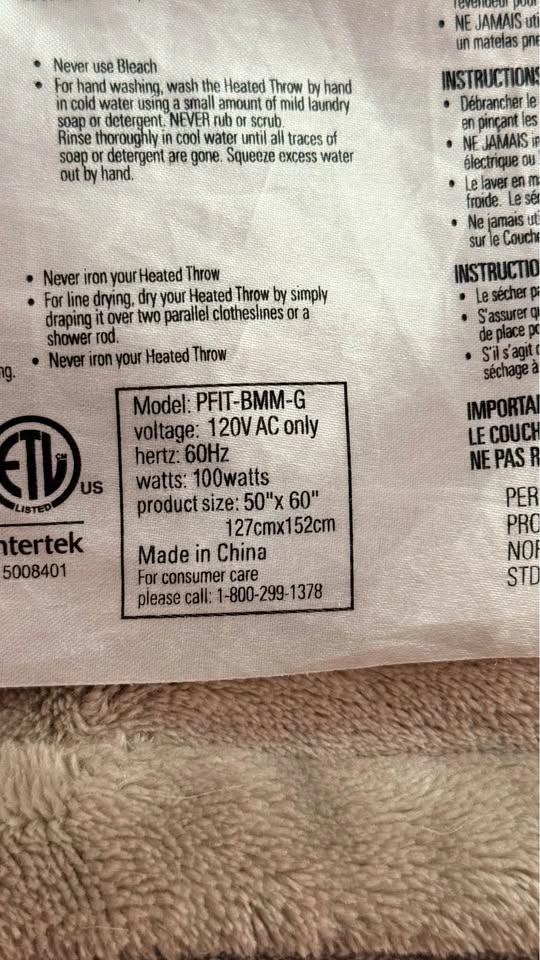 Therapedic Heated Throw Blanket - photo 4