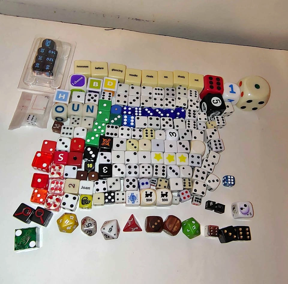 Large Assorted Dice Collection