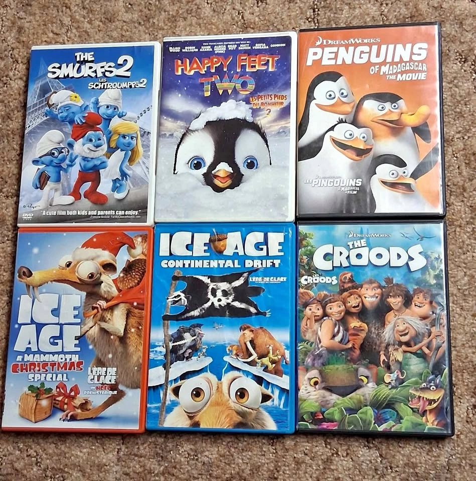 6 Kids Animated DVDs: The Smurfs 2, Happy Feet Two, and more