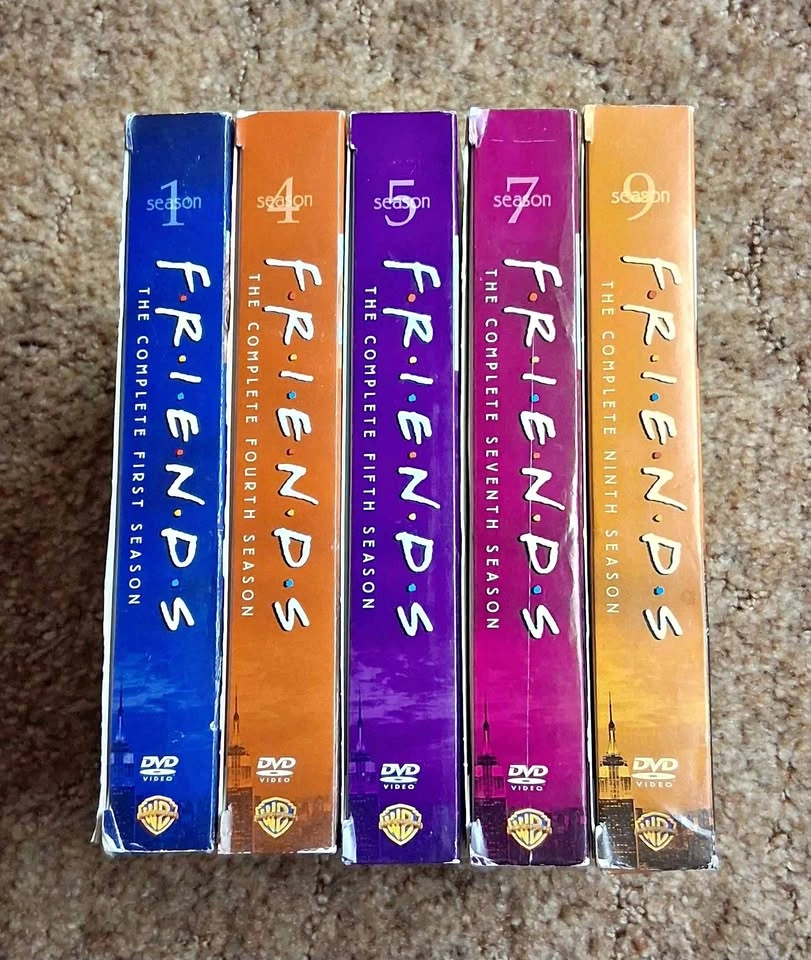 Friends DVD Collection - Seasons 1, 4, 5, 7, and 9