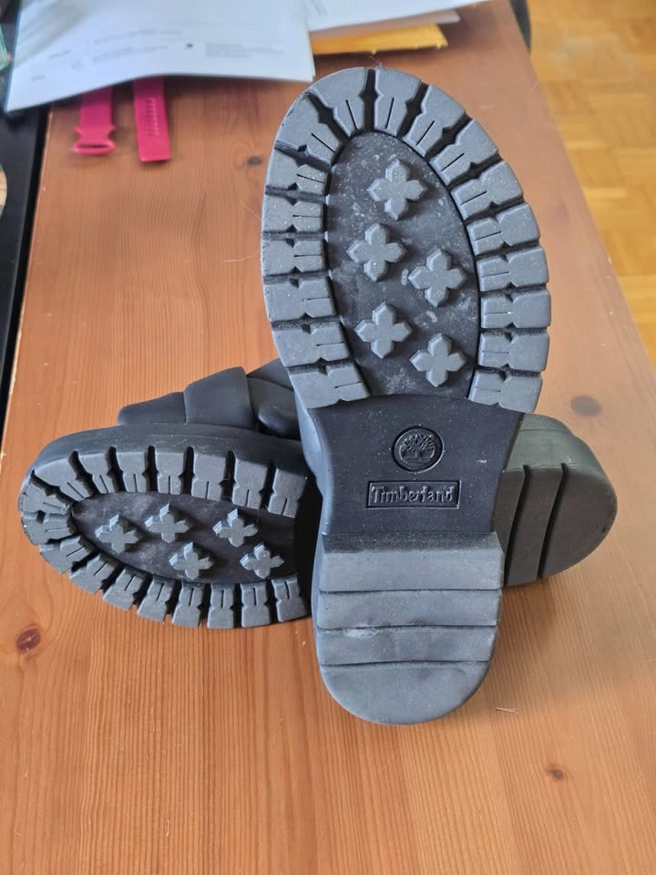 LIKE NEW: Timberland Womens Chunky Platform Slides (Size 7) w/Bo - photo 4