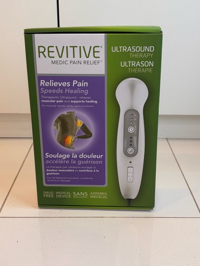Revitive Medic Pain Relief Ultrasound Therapy - Brand New