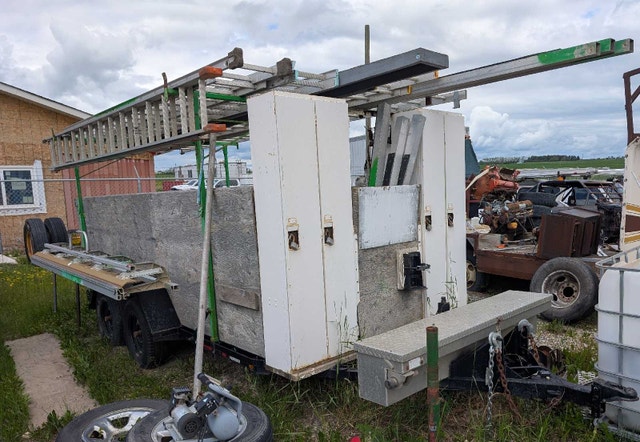 siding equipment and trailer