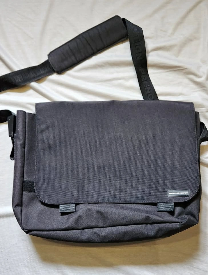 French Connection Nylon Messenger Bag