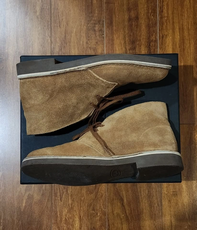 Clarks Men’s Suede Boots – Beige – Size 7.5 US - photo 4