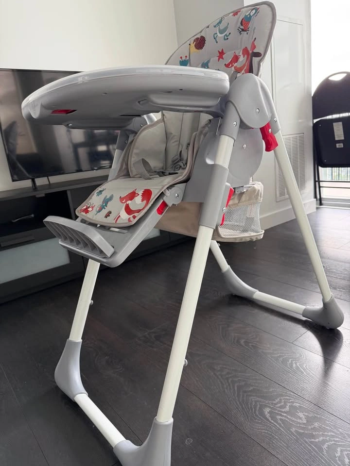 Living Basics High Chair with Forest Animal Pattern - photo 3