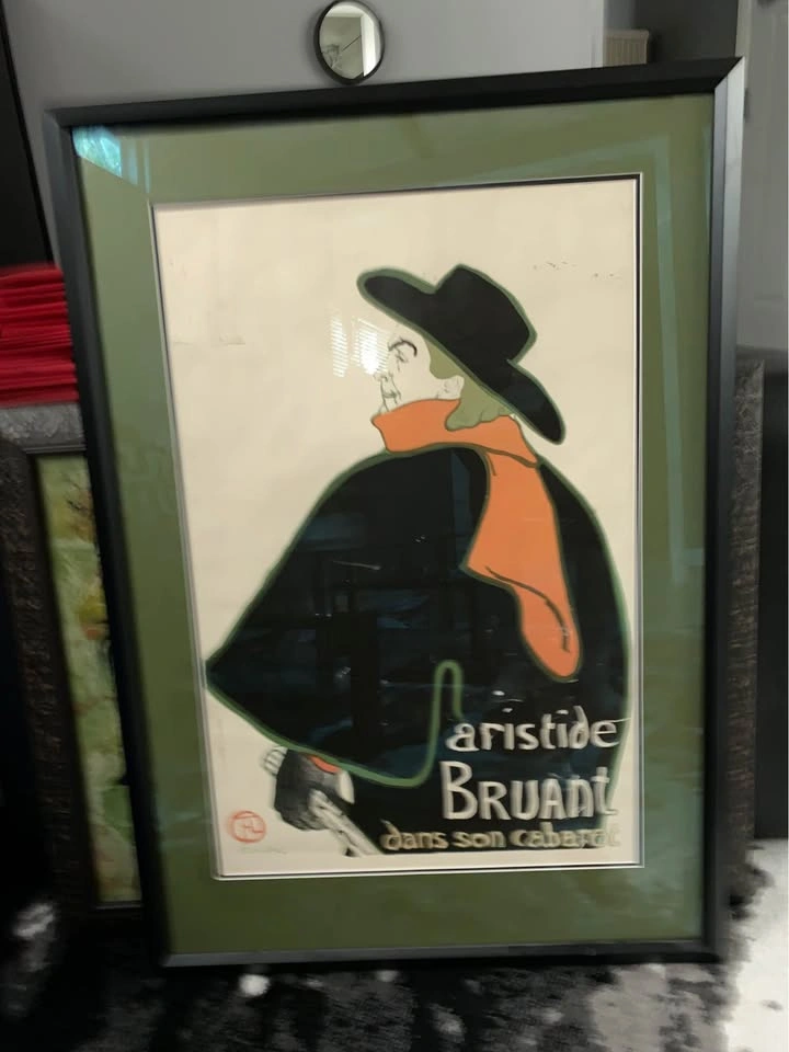 Henri de Toulouse-Lautrec "Aristide Bruant" Framed Art Print - photo 2