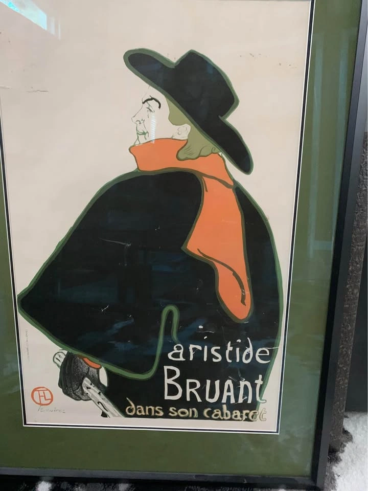 Henri de Toulouse-Lautrec "Aristide Bruant" Framed Art Print - photo 3